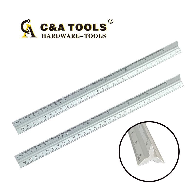 Aluminum Three Side Scale Ruler